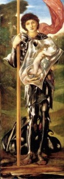  1873 Oil Painting - Saint George 1873 PreRaphaelite Sir Edward Burne Jones